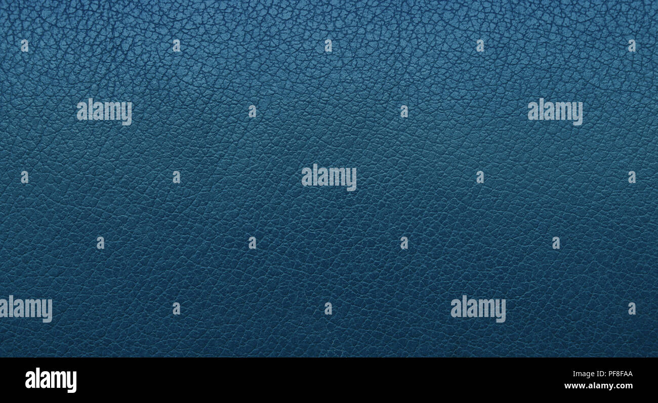 blue leather texture. background of leather. Stock Photo