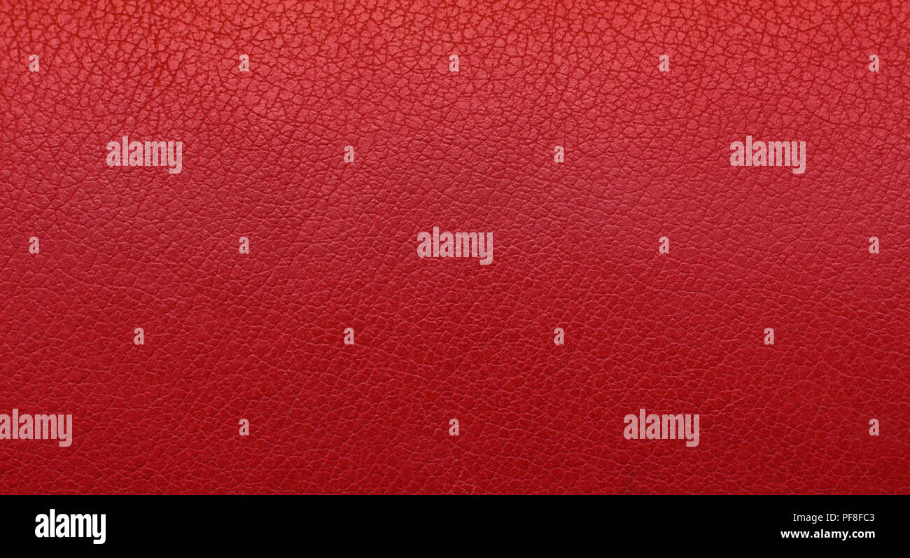 red leather texture. background of leather. Stock Photo