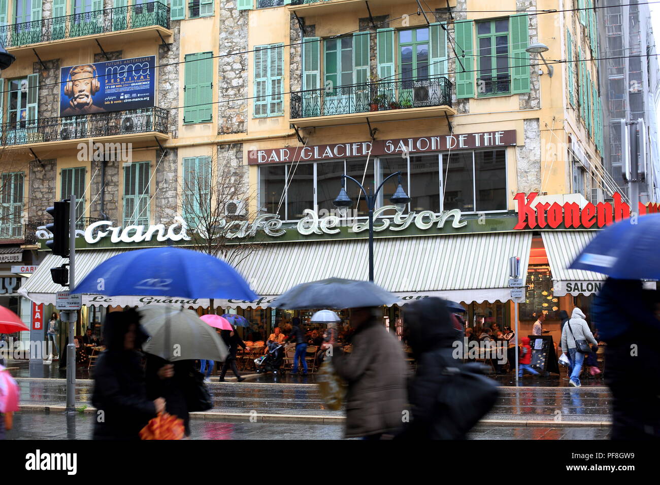 Nice, avenue Jean Medecin, Alpes Maritimes, French Riviera, France