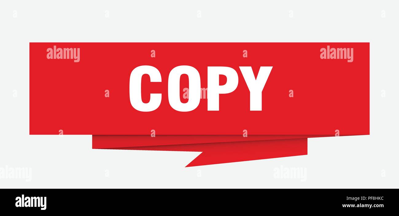 copy sign. copy paper origami speech bubble. copy tag. copy banner ...