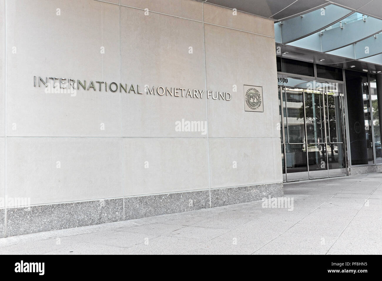 Imf Headquarters Entrance High Resolution Stock Photography and Images