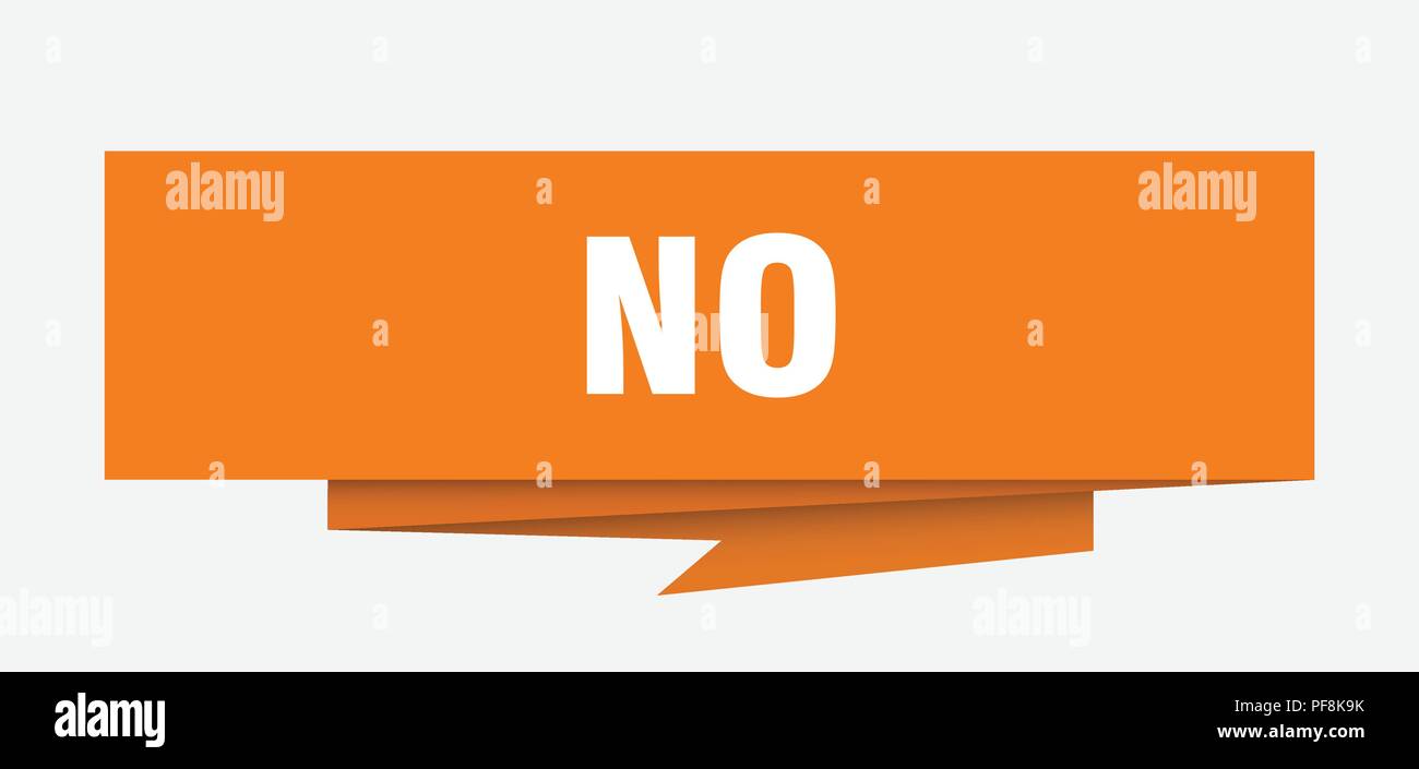 No Paper Rees no sign. no paper origami speech bubble. no tag. no banner Stock Vector ...