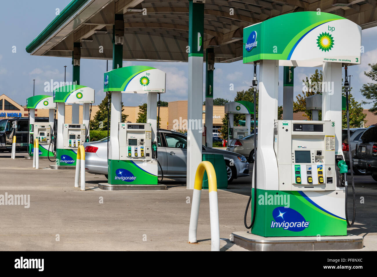 Noblesville Circa August 2018 BP Retail Gas Station. BP is One of