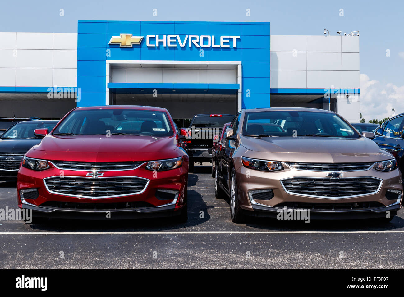 Noblesville Circa August 2018 Chevrolet Automobile Dealership. Chevy