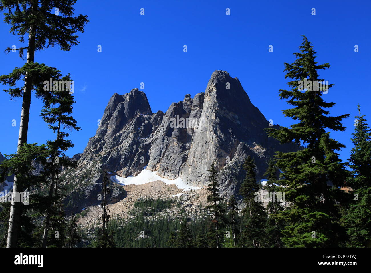 Liberty Bell Mountain Group Stock Photo Alamy