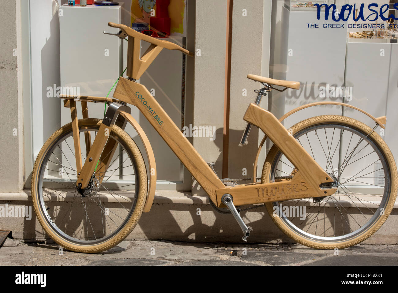 bike made of wood