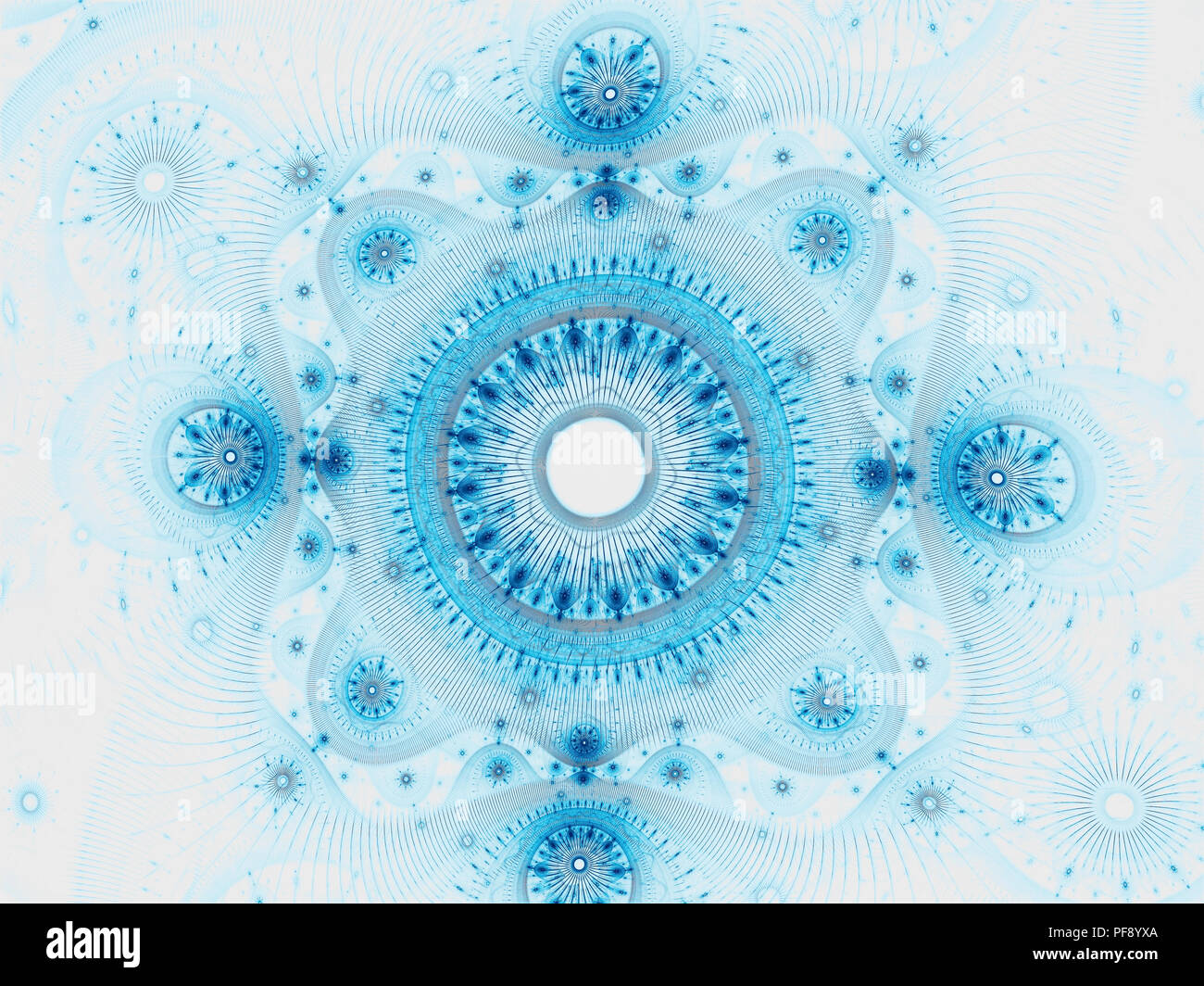 Abstract ornate esoteric background - digitally generated image Stock Photo