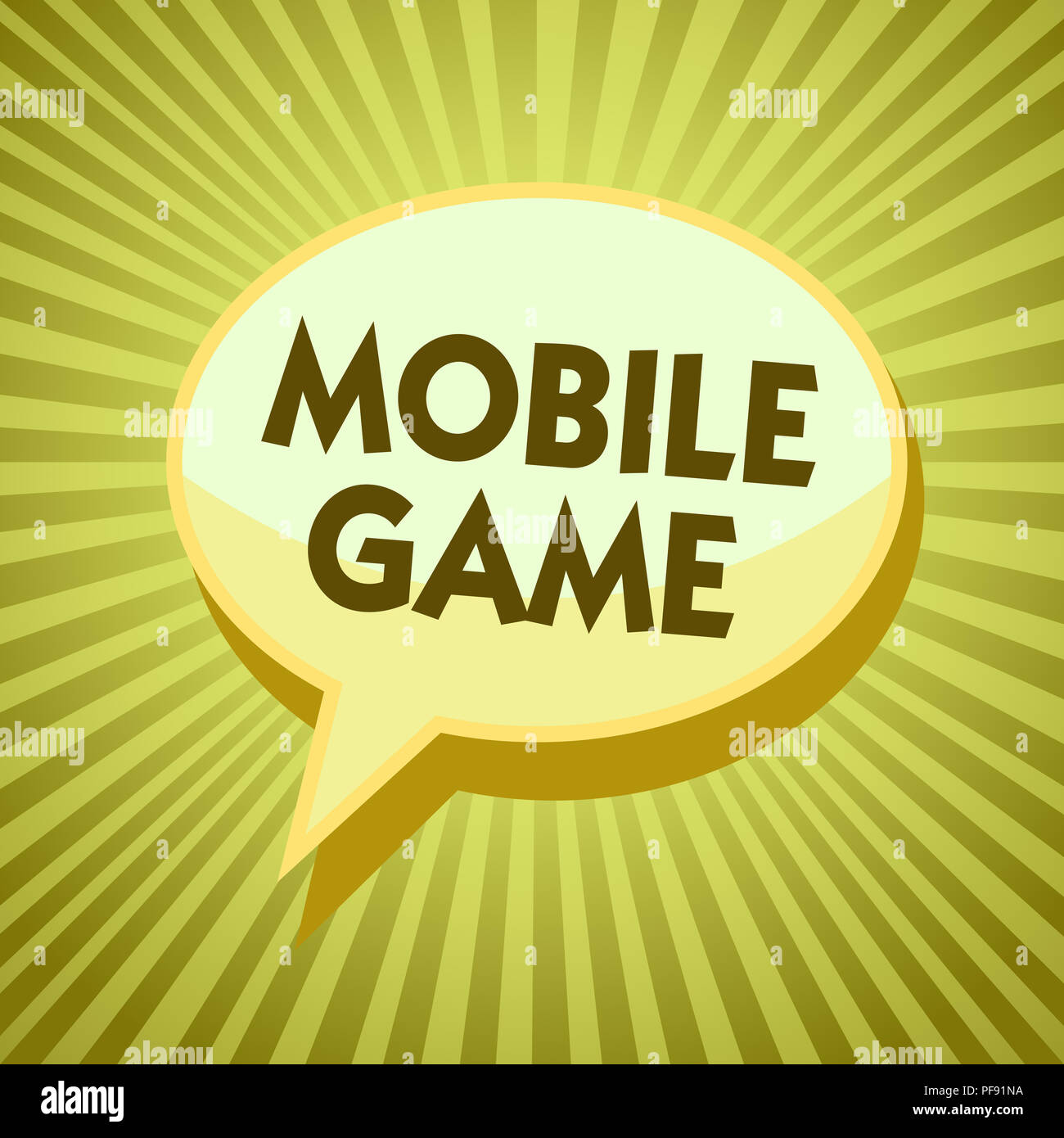 Conceptual hand writing showing Mobile Game. Business photo showcasing ...