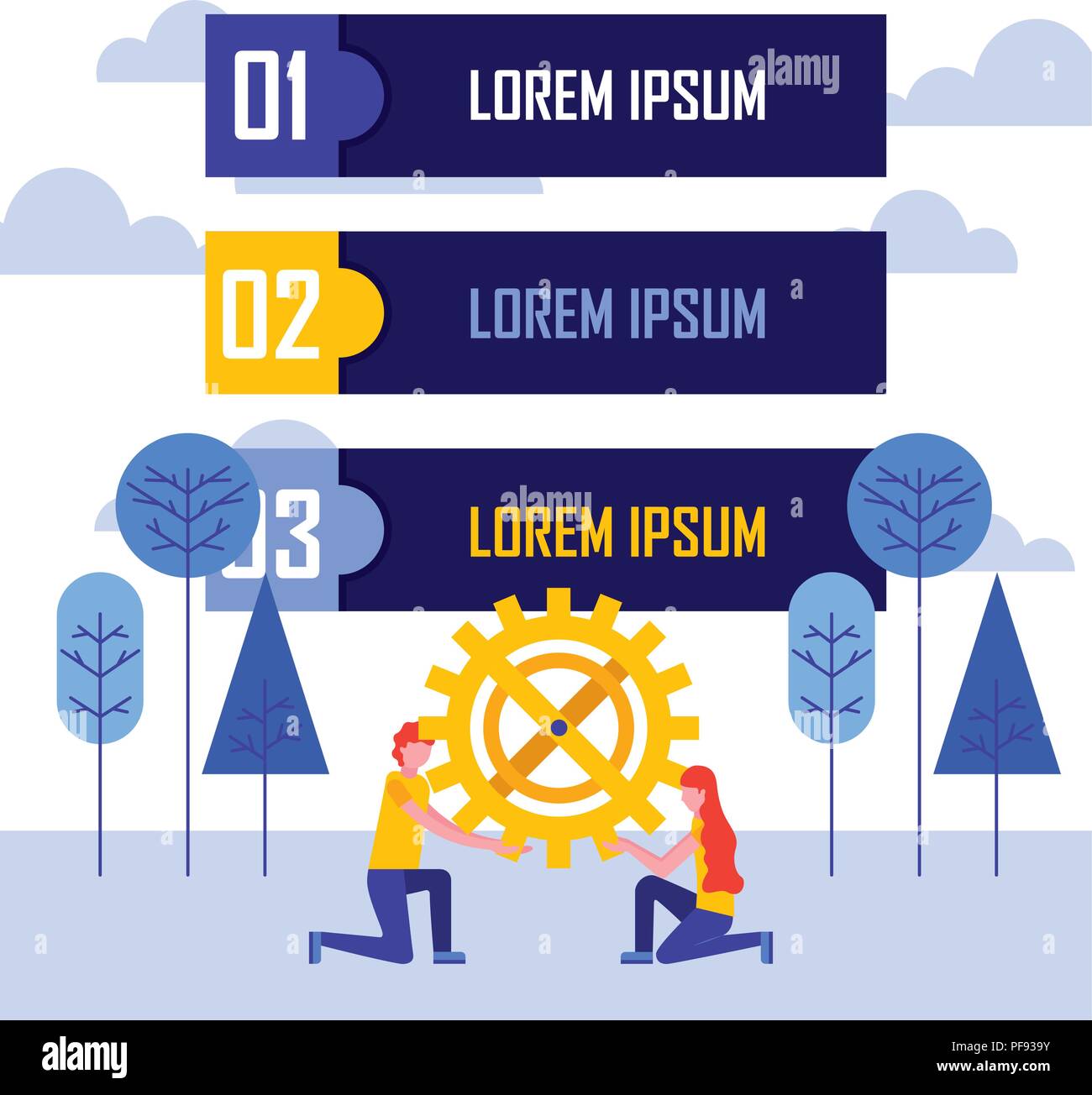 people business concept Stock Vector