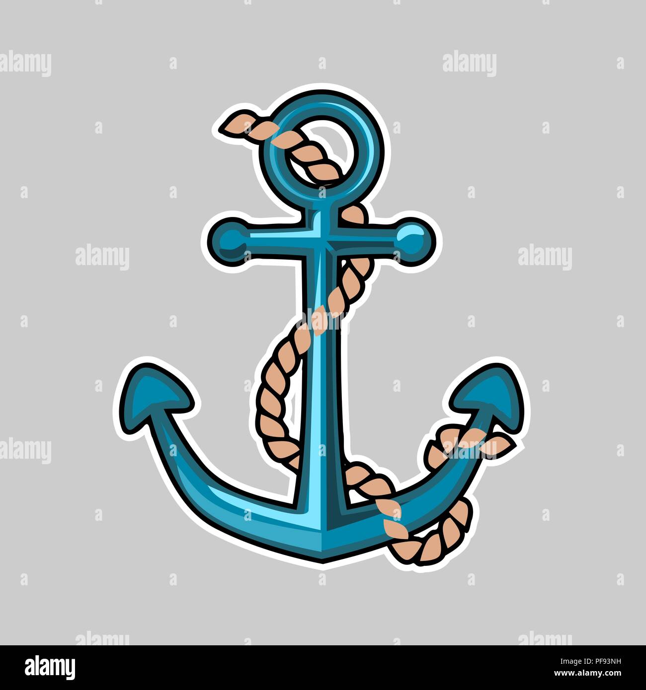 Cartoon anchor hi-res stock photography and images Alamy