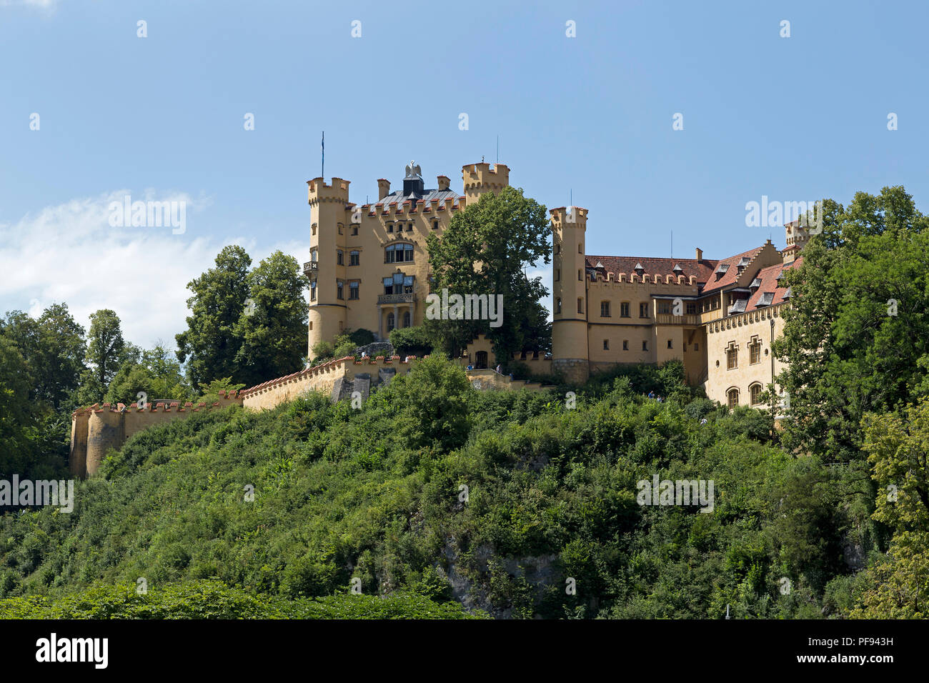 Hohenschwangau Castle, Hohenschwangau, Allgaeu, Bavaria, Germany Stock Photo