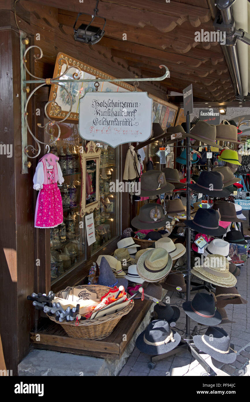 souvenir shop, Hohenschwangau, Allgaeu, Bavaria, Germany Stock Photo