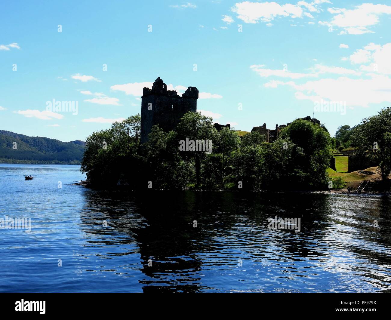 Urquhart castle, Loch ness. Stock Photo