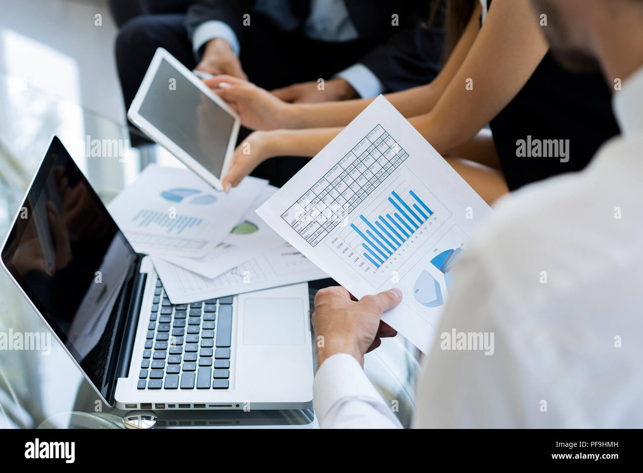 Business People Meeting Design Ideas Concept. business planning Stock Photo