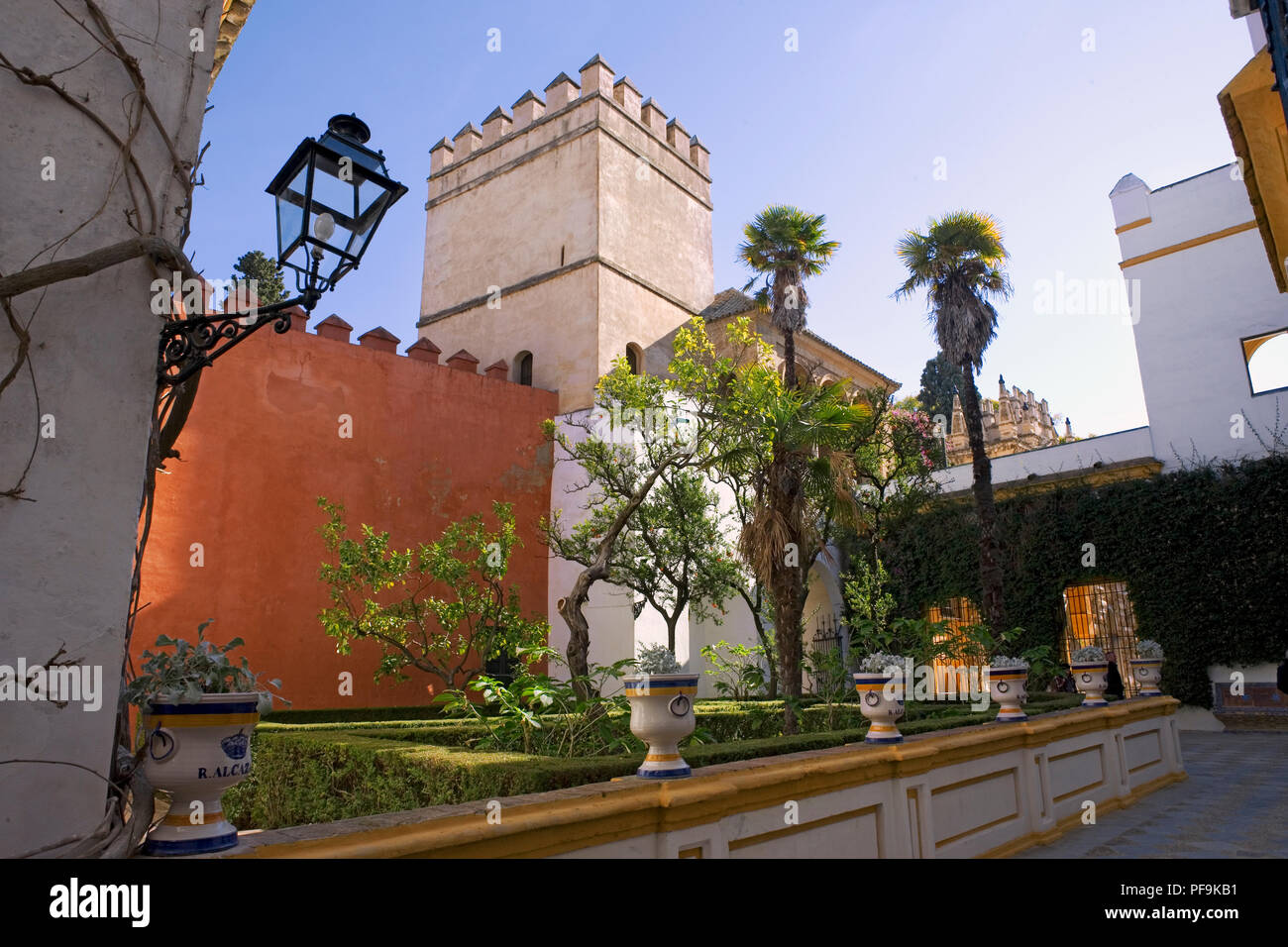 Jardín de Marchena, El Real Alcázar, Sevilla, Andalusia, Spain Stock Photo