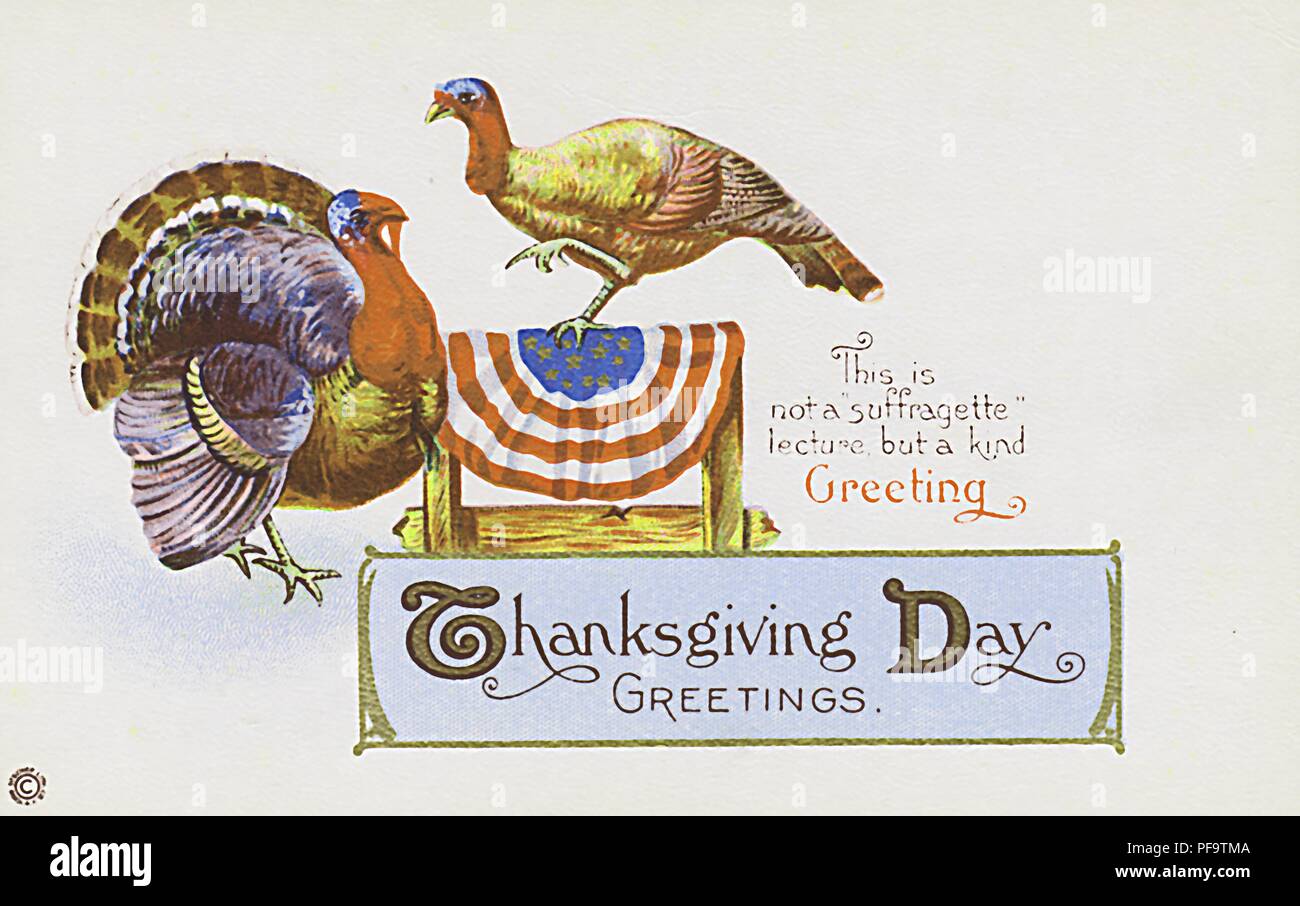 Repro 1900s Vintage Girl Turkey Thanksgiving Cardstock Decoration 4",5" OR 6" 