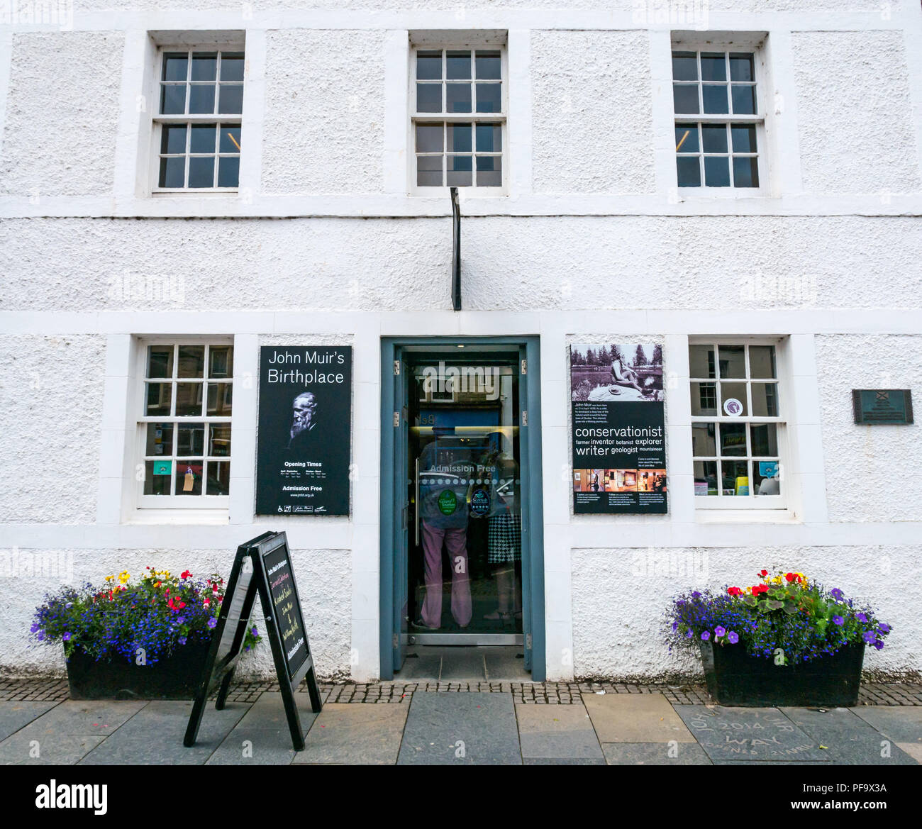John Muir birthplace museum, High Street, Dunbar, East Lothian, Scotland, UK Stock Photo