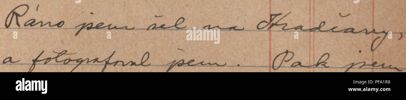 The 1914 European trip diary by Bohumil Shimek documents various botanical and geological observations. The images, digitally enhanced from scanned pages, depict Shimek's studies in Europe. The coloration and appearance may differ slightly from the original work. Stock Photo