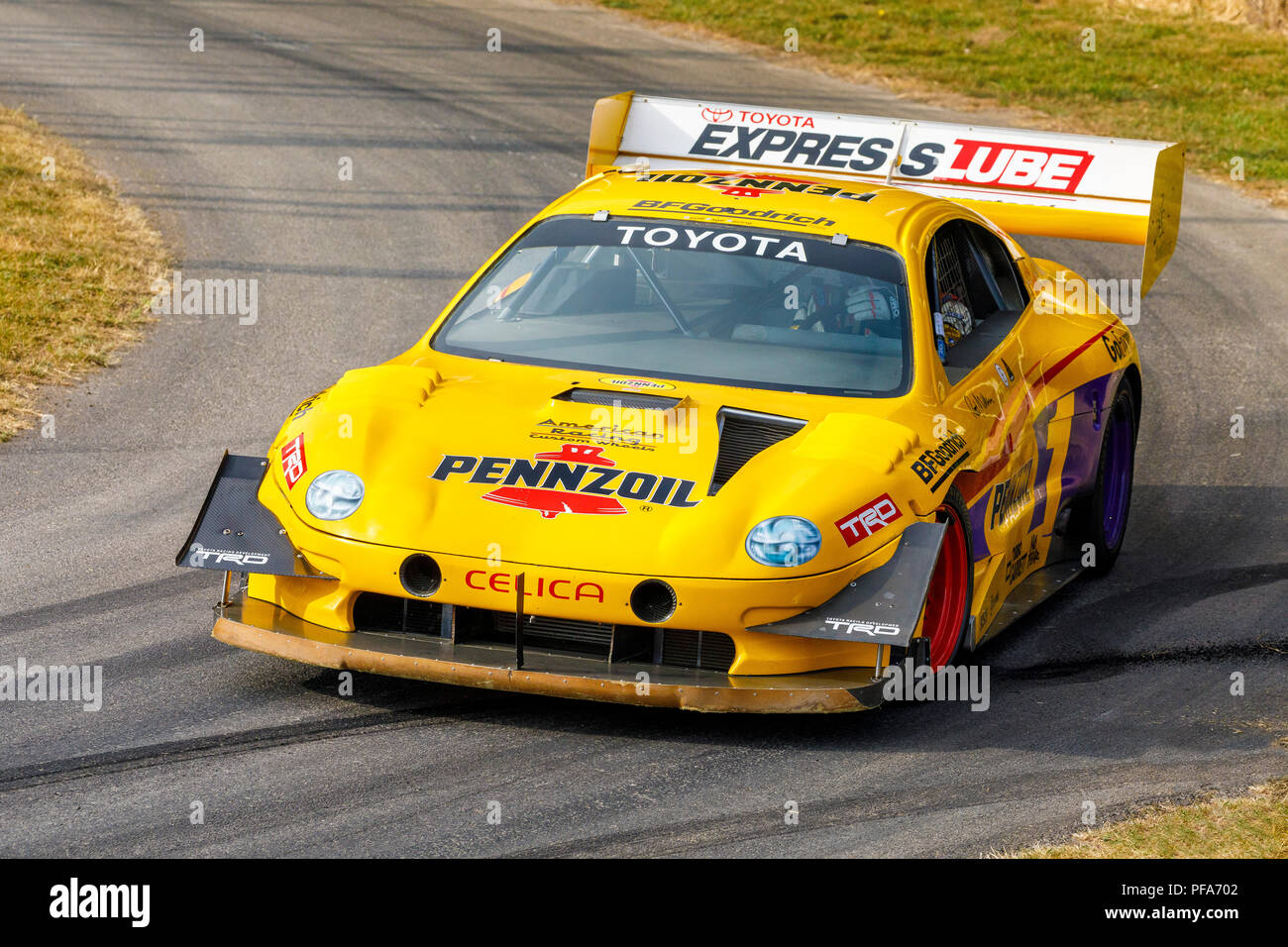 1994 Pennzoil Toyota Celica "Pikes Peak" record breaker with driver Rod ...