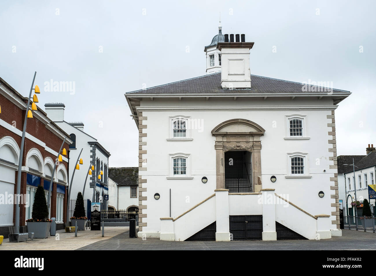 The Old Courthouse, Antrim, Northern Ireland Stock Photo Alamy