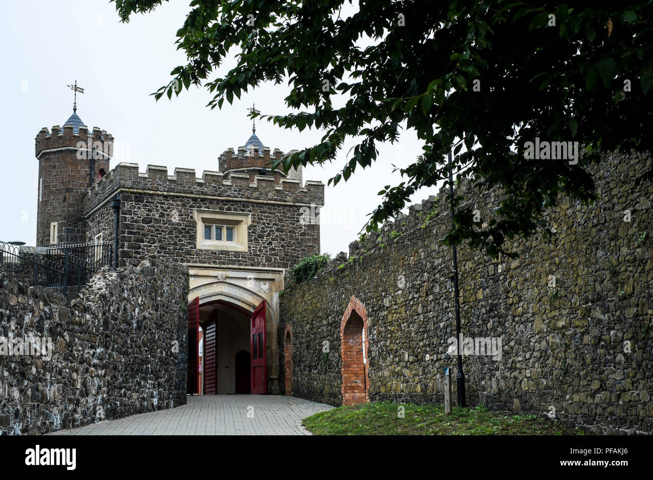 The Barbican Gate Lodge in Antrim, Northern Ireland Stock Photo Alamy