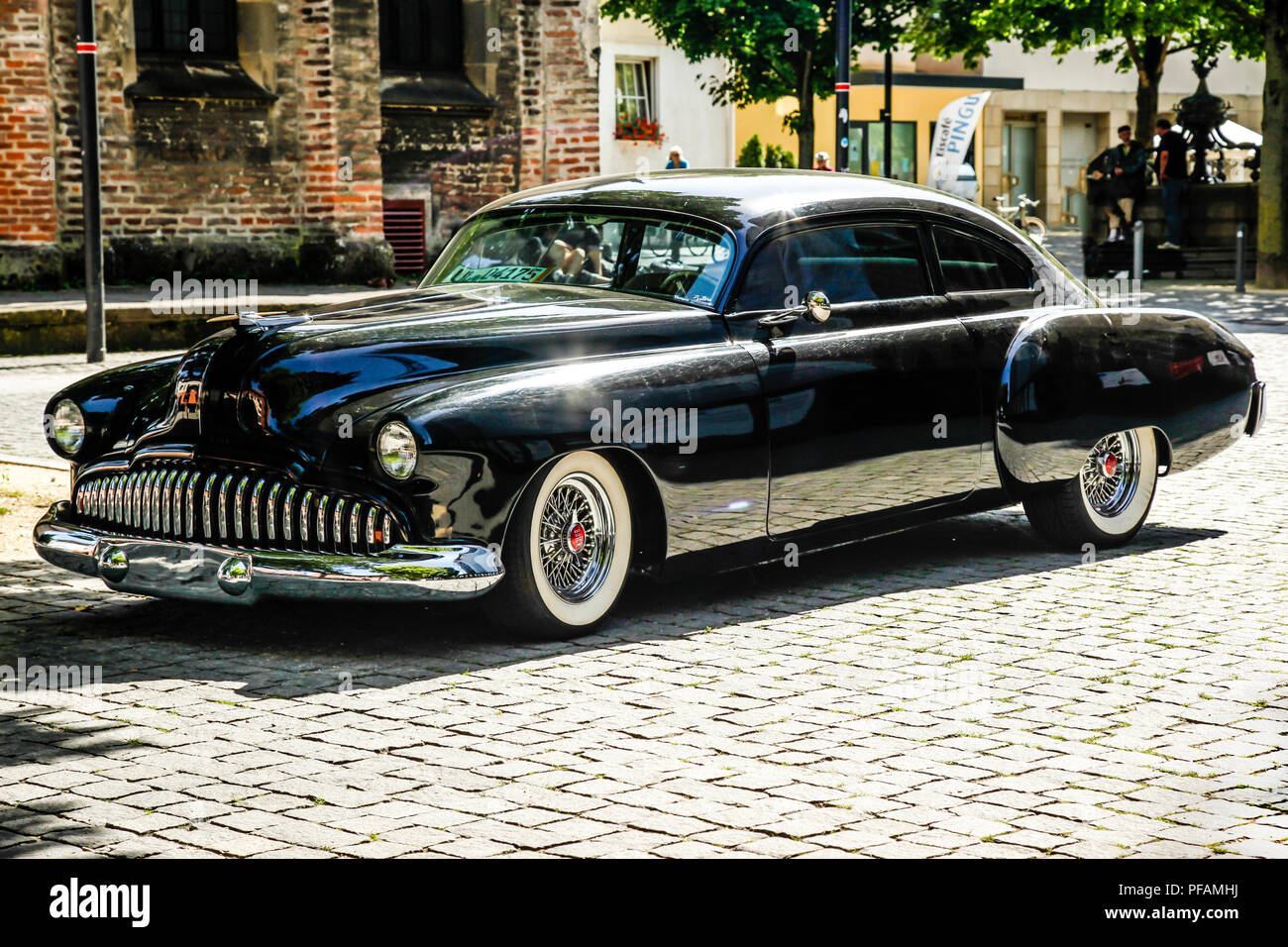 Black 1950s Buick Special De Luxe In Ulm Germany Stock Photo Alamy