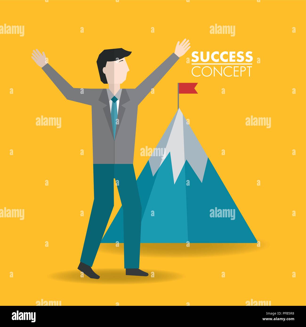 success concept card Stock Vector Image & Art - Alamy