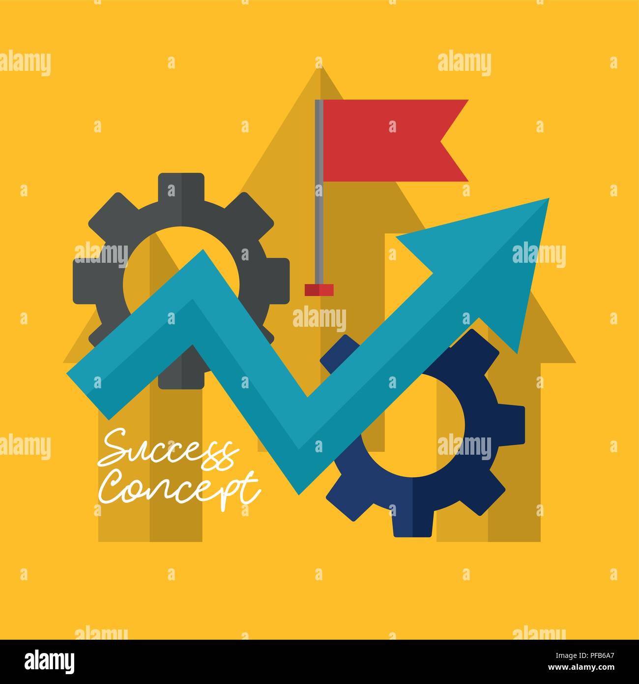 success concept card Stock Vector Image & Art - Alamy