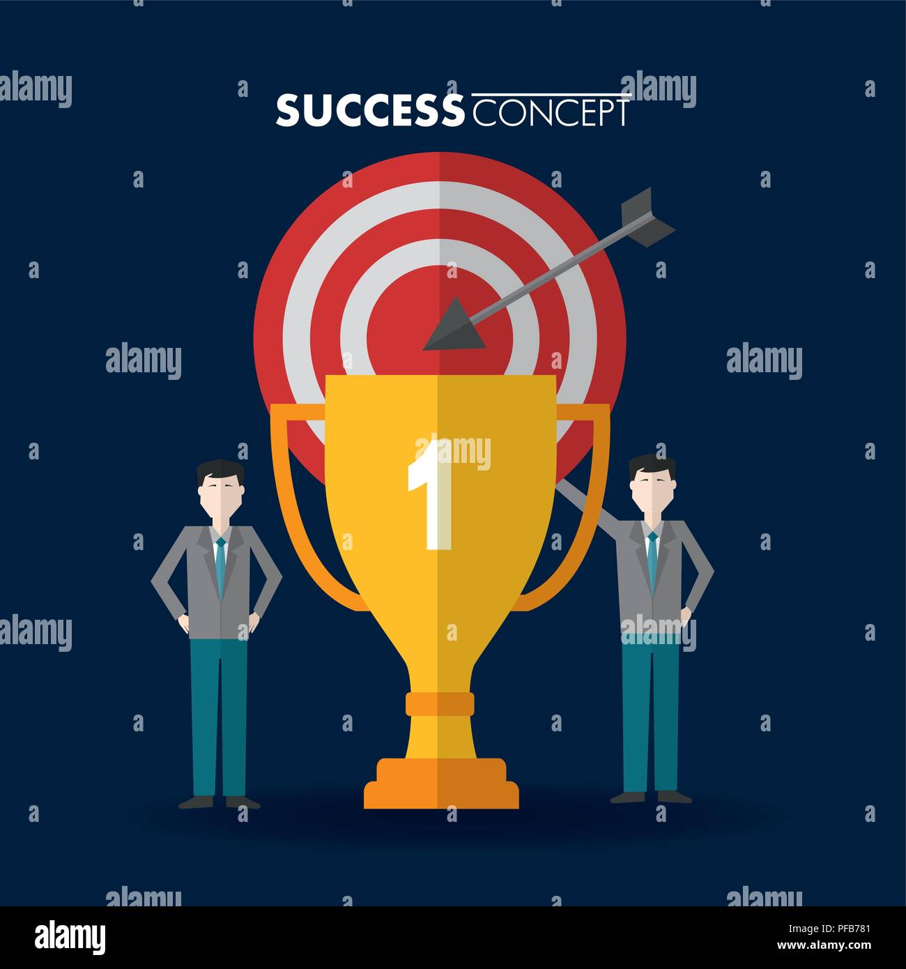 success concept card Stock Vector Image & Art - Alamy