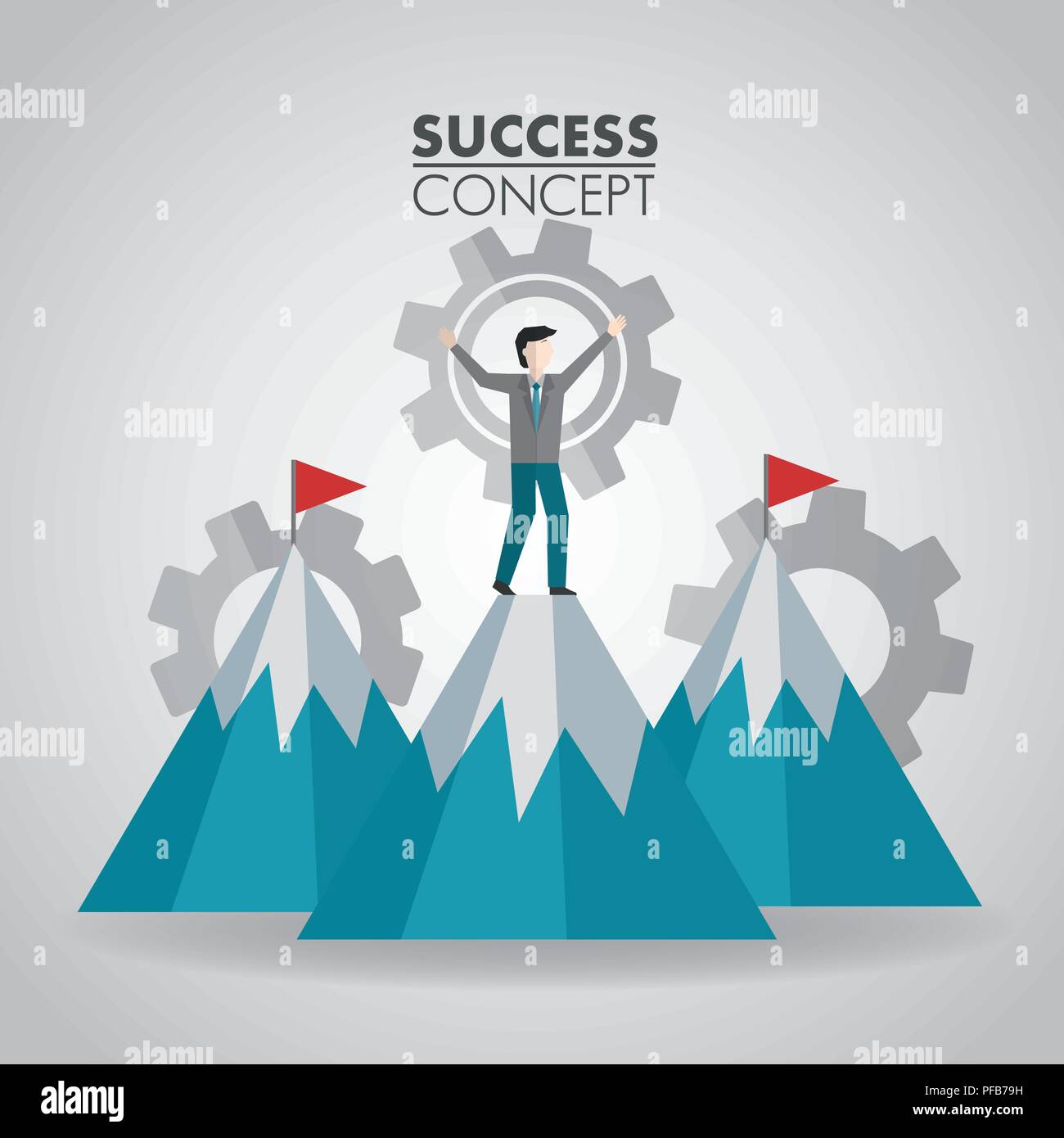 success concept card Stock Vector Image & Art - Alamy