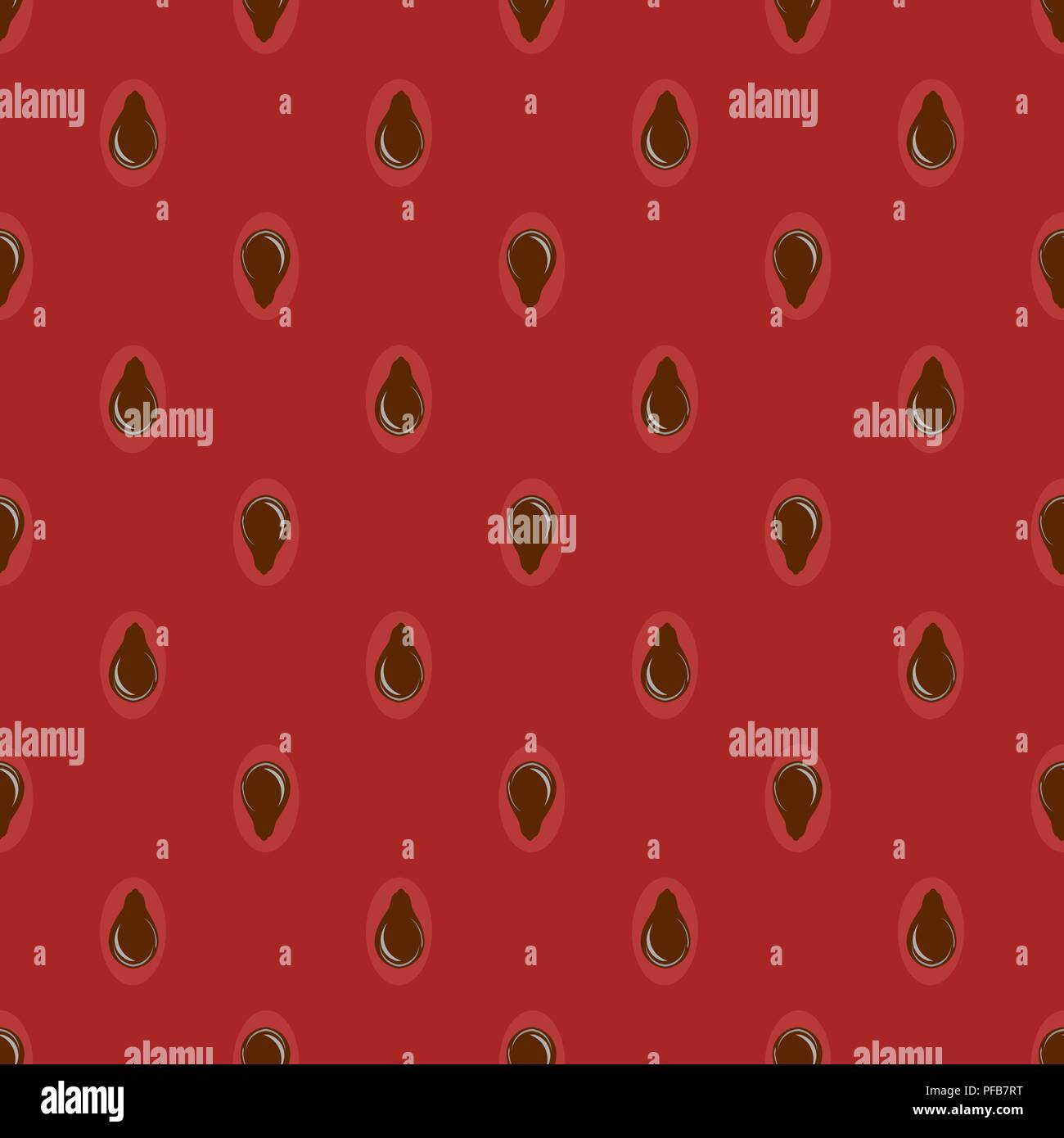 Fresh Sweet Natural Watermelon Seamless Pattern with Black Seeds Stock ...
