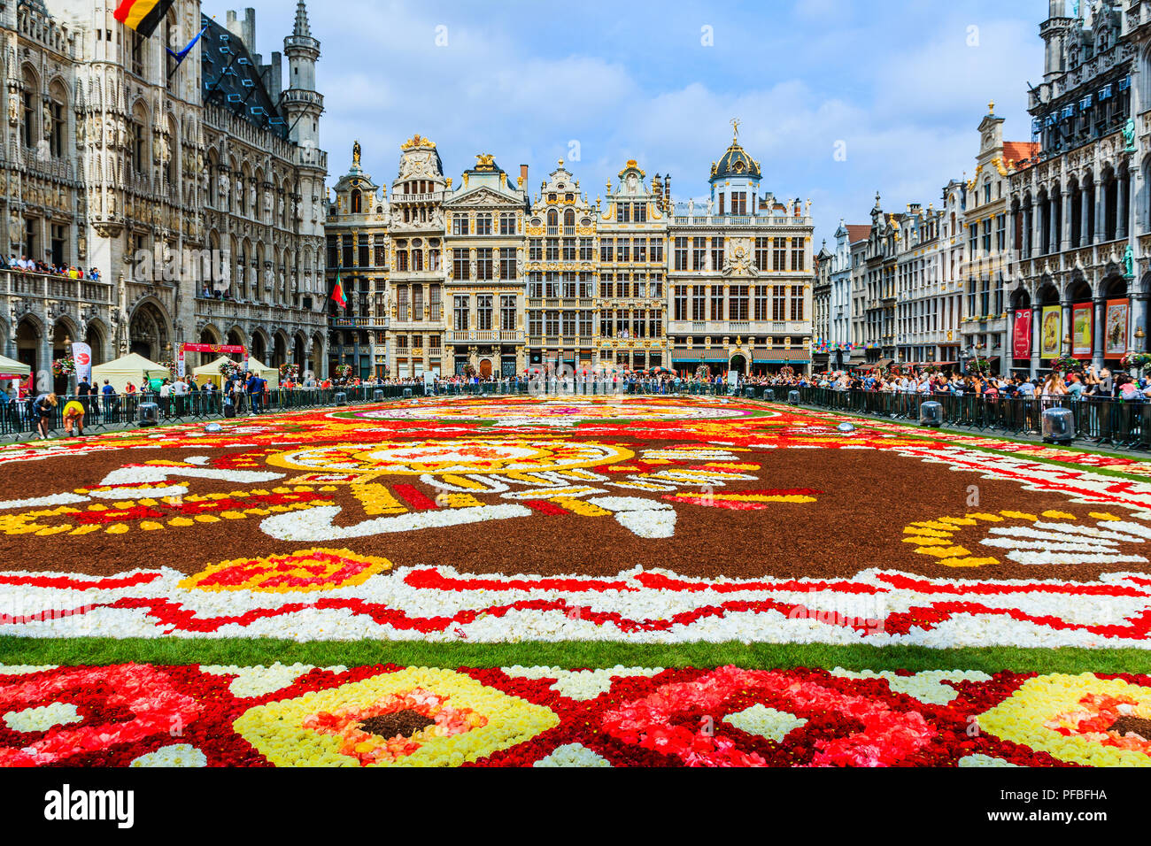 Brussels flower carpet hi-res stock photography and images - Alamy