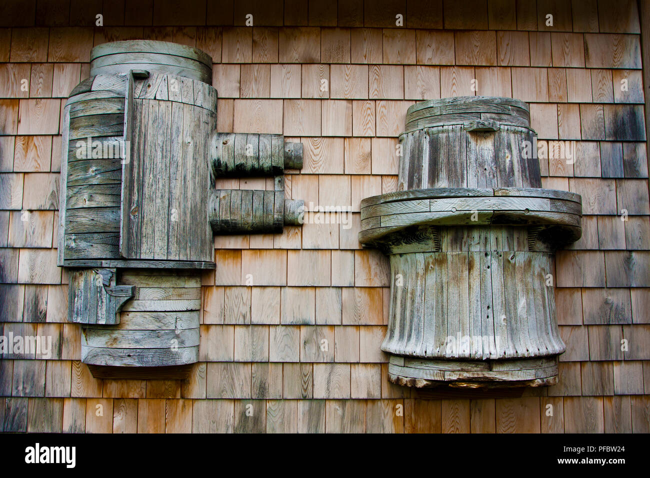 Maine, Cushing, River Land Preserve, Langlois Sculpture Garden