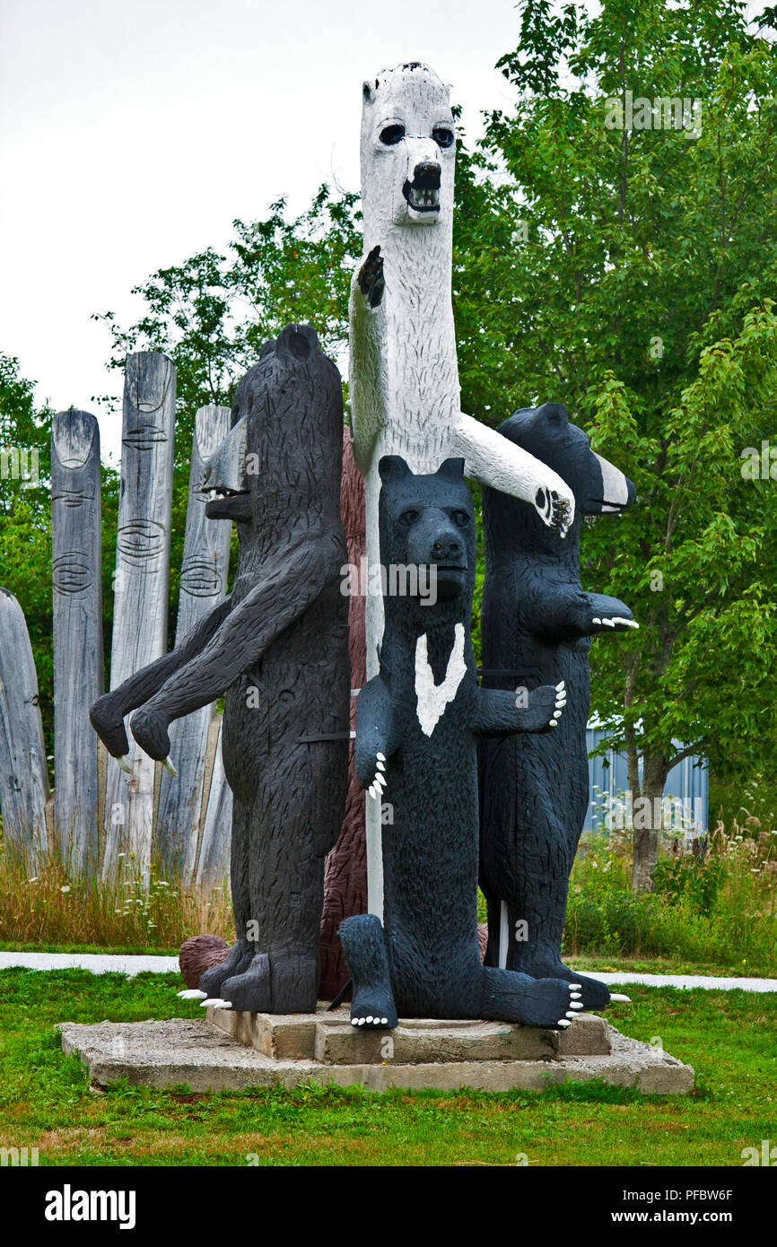 Maine, Cushing, River Land Preserve, Langlois Sculpture Garden