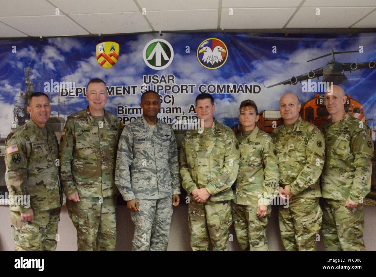 The senior leadership of the Deployment Support Command of Birmingham,  Alabama met face-to-face with leadership from their operational mission  command and training and readiness command to discuss readiness and force  capability June
