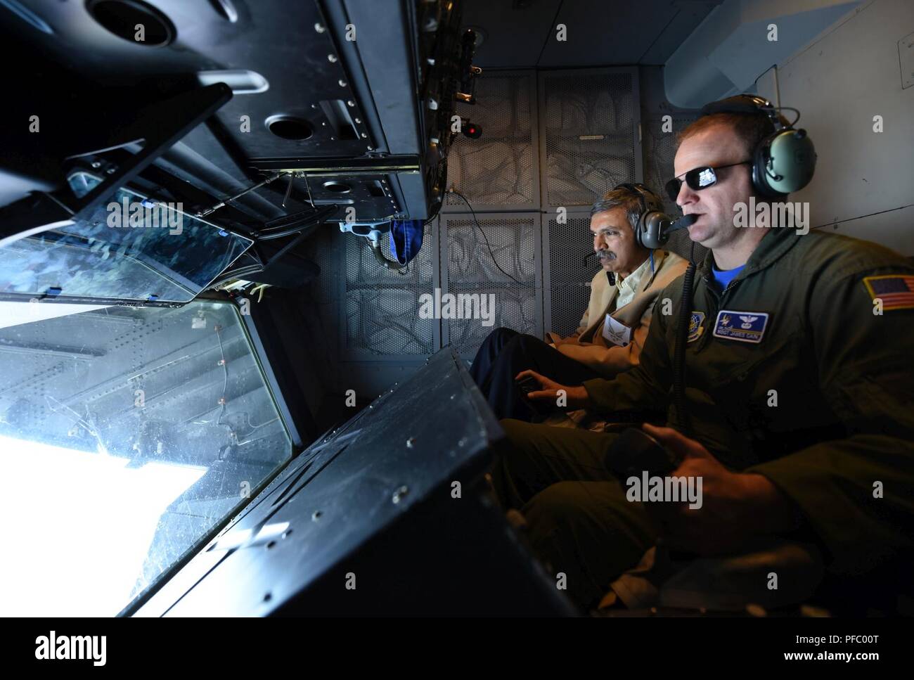 A group of 60th Operations Group honorary commanders gather on the ...