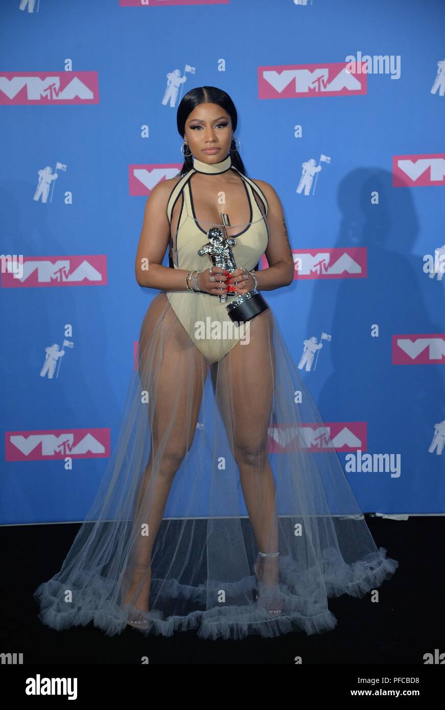 Nicki Minaj at arrivals for 2018 MTV VMAs - Arrivals Part 3, Radio City Music Hall, New York, NY August 20, 2018. Photo By: Kristin Callahan/Everett Collection Stock Photo