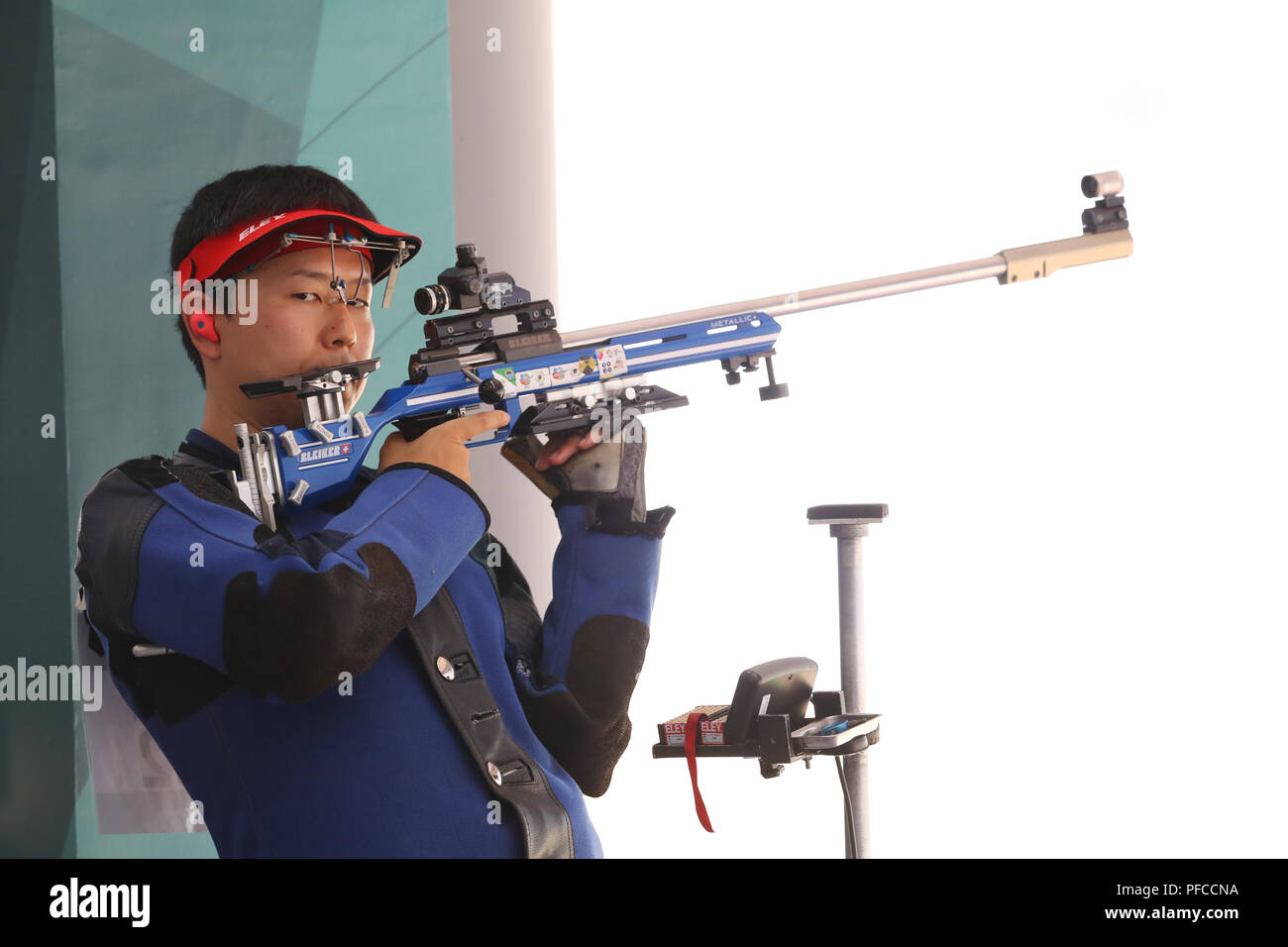 Palembang, Indonesia. 21st Aug, 2018. Takayuki Matsumoto (JPN) Shooting