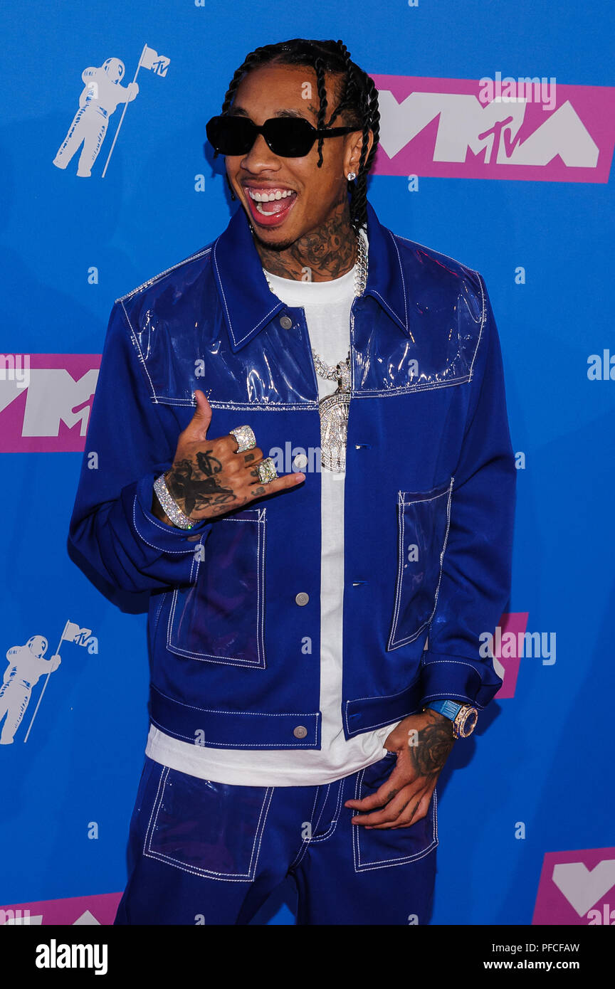 New York, NY, USA. 20th Aug, 2018. 20 August 2018 - New York, New York - Tyga. 2018 MTV Video Music Awards at Radio City Music Hall. Photo Credit: Mario Santoro/AdMedia Credit: Mario Santoro/AdMedia/ZUMA Wire/Alamy Live News Stock Photo