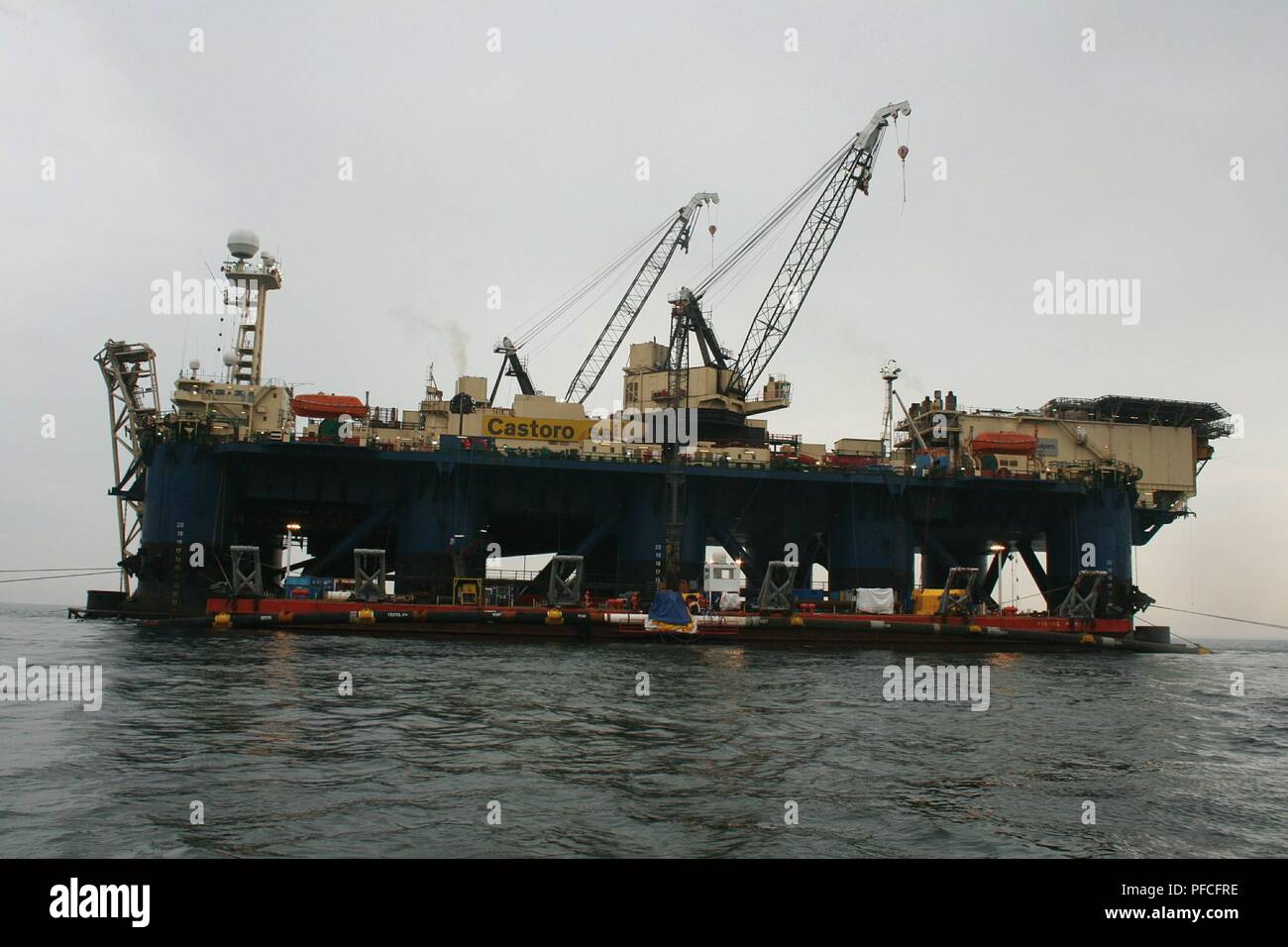 Russia. 21st Aug, 2018. Nord Stream contracted the Italian company Saipem S.p.A. to lay the natural gas pipeline across the Baltic Sea. Two pipelay vessels will start laying operations in early 2010. Depending on weather conditions, the pipelay vessels can lay up to three kilometres of pipeline per day. Credit: Nord Stream Ag/Russian Look/ZUMA Wire/Alamy Live News Stock Photo
