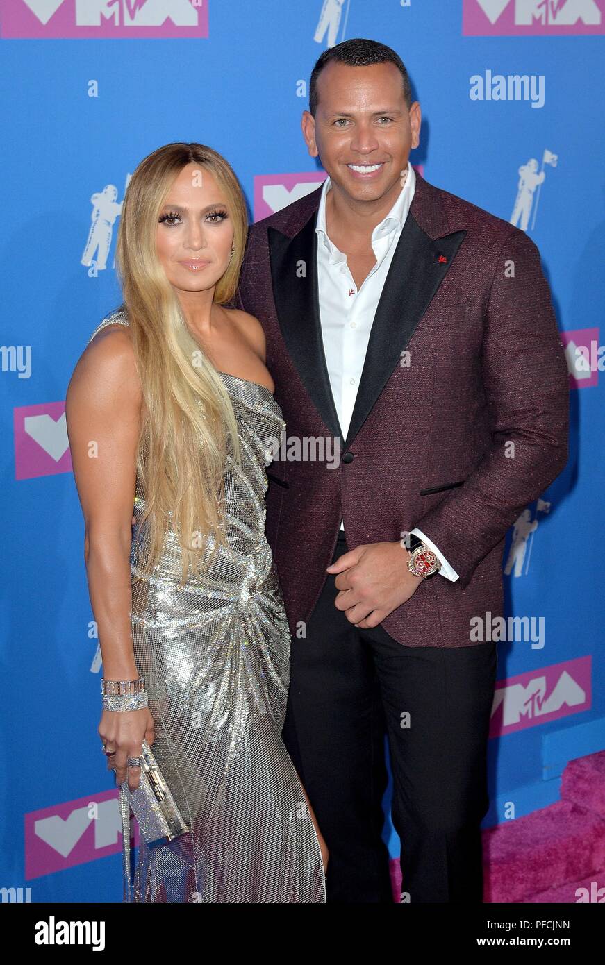 Jennifer lopez and alex rodriguez 2018 hires stock photography and