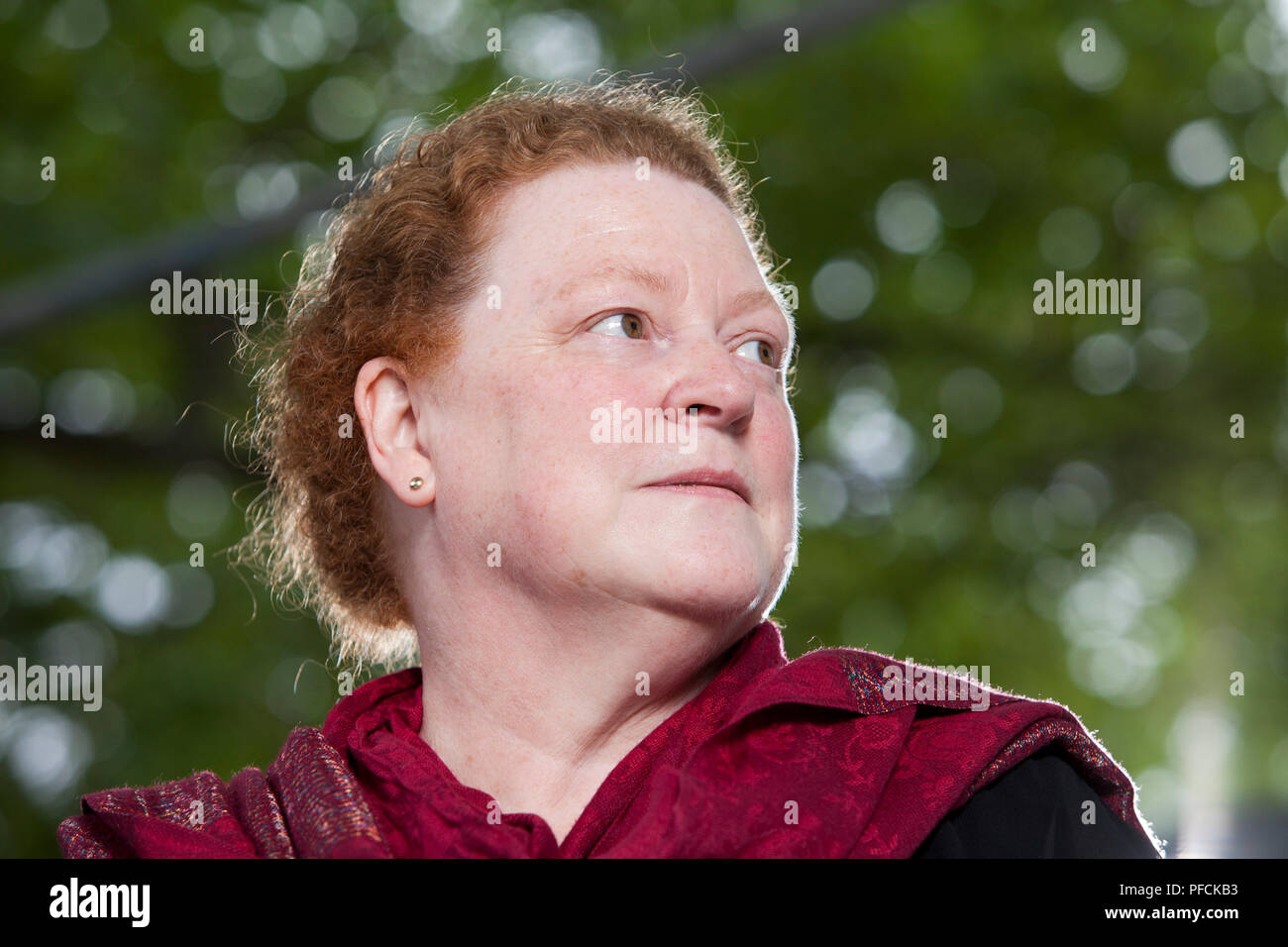 Edinburgh, UK. 21st August, 2018. Dame Susan Margaret Black DBE FRSE FRCP is a Scottish forensic anthropologist, anatomist and academic. She is Professor of Anatomy and Forensic Anthropology at the University of Dundee. Pictured at the Edinburgh International Book Festival. Edinburgh, Scotland.  Picture by Gary Doak / Alamy Live News Stock Photo