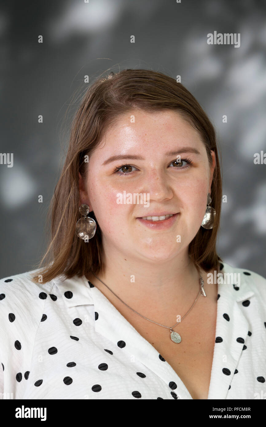 Edinburgh, UK. 21st August, 2018. Lori Anderson, the Scottish author, pictured at the Edinburgh International Book Festival. Edinburgh, Scotland.  Picture by Gary Doak / Alamy Live News Stock Photo