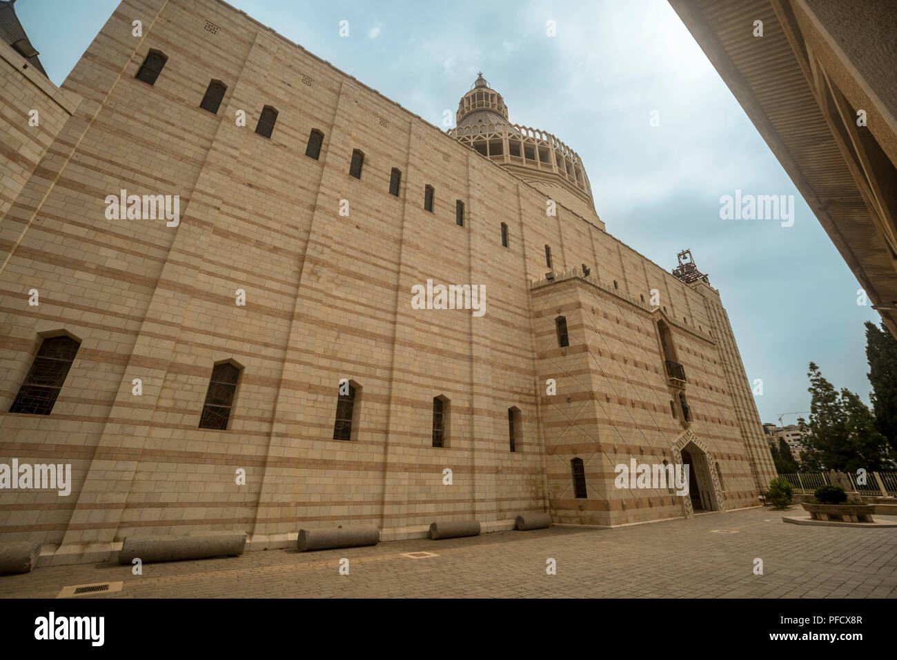 Basilica of the Annunciation, Church of the Annunciation in Nazareth ...