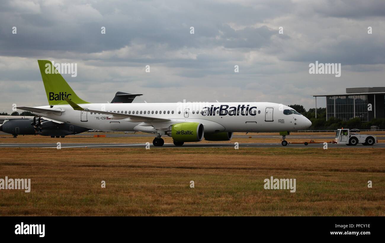 Farnborough airshow London 2018 Stock Photo