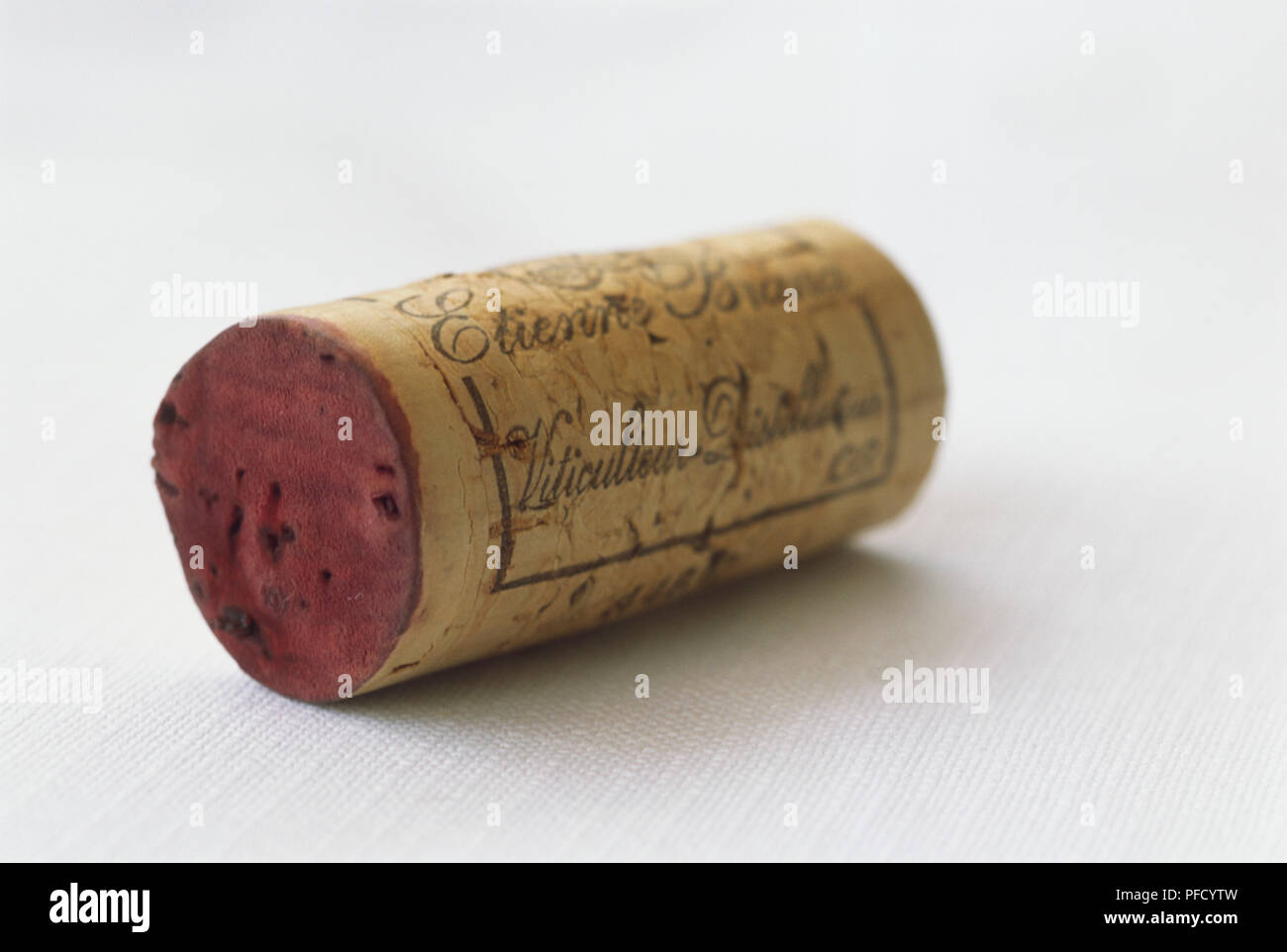 Wine bottle cork, close up Stock Photo Alamy