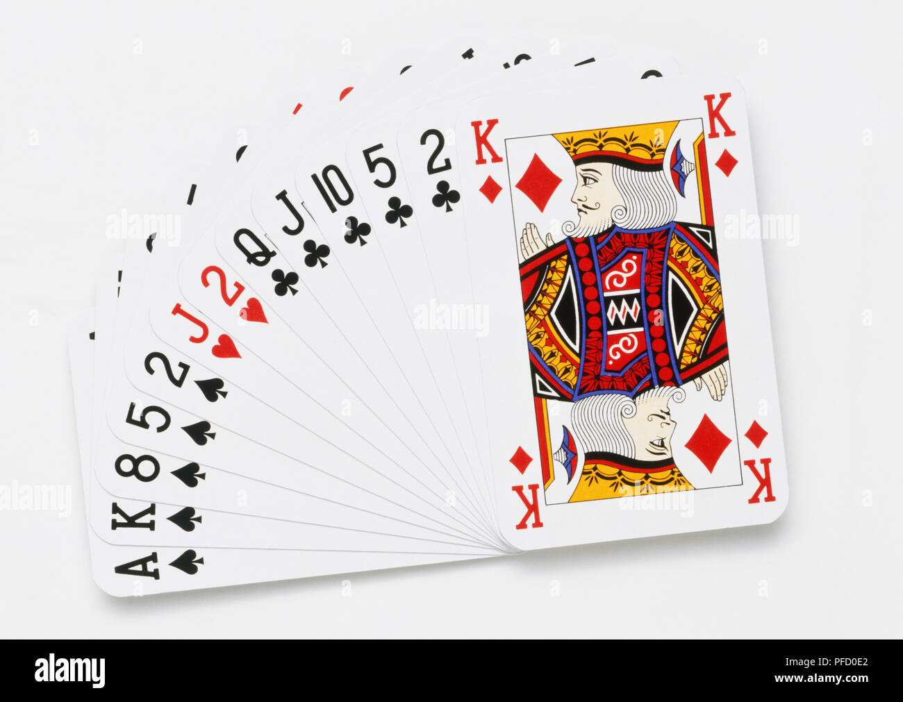 Playing cards fan hi-res photography images -