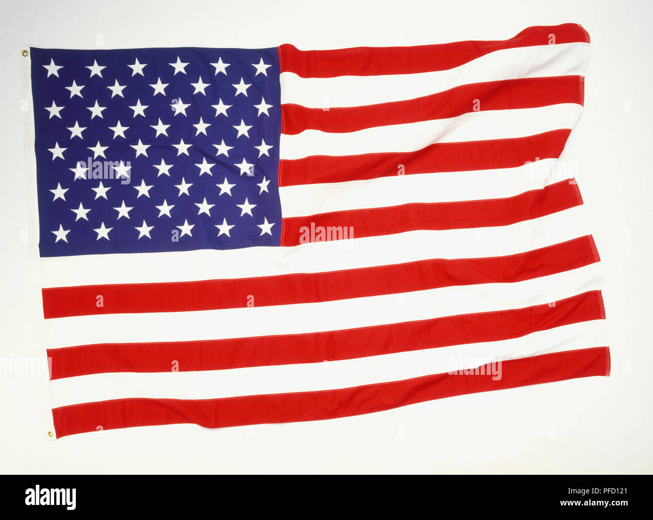 US-American flag, stars and stripes Stock Photo