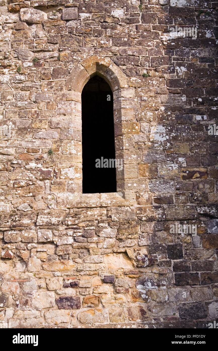 Gothic lancet window, close-up Stock Photo - Alamy