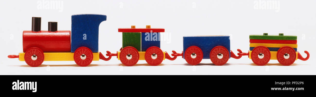 wooden toy trains